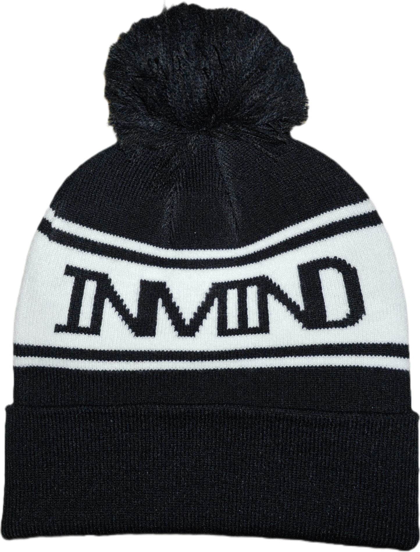 INMIND Bobble Hat (Black/ White)